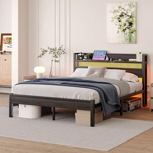 4ft6 double metal bed - double,