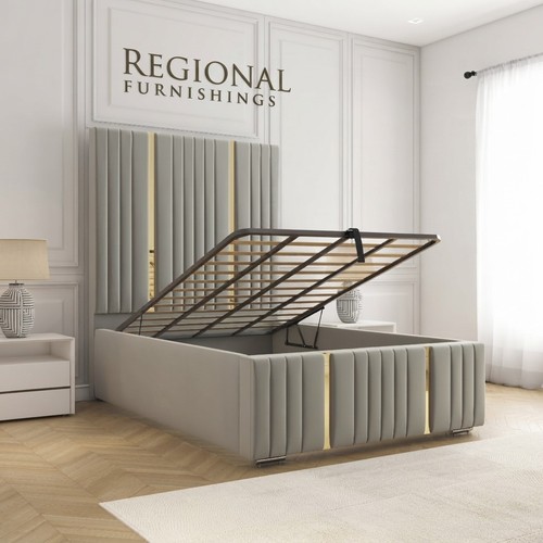 Lined ottoman panel gas lift - ottoman,