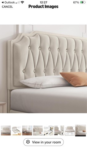 4ft6 double bed frame - 4ft6,