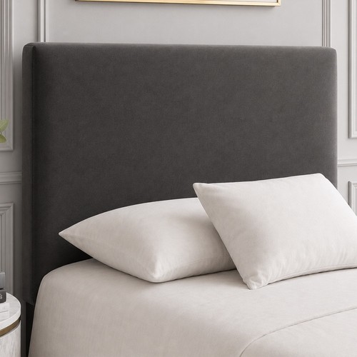 Plain headboard padded - plain, plush