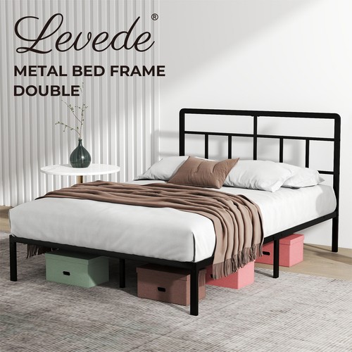 Levede double bed frame metal - levede,