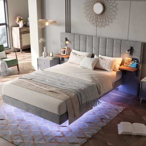 4ft6 double bed - bed, frame