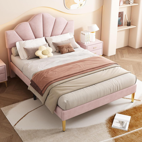 Double pink bed frame - frame, !sale
