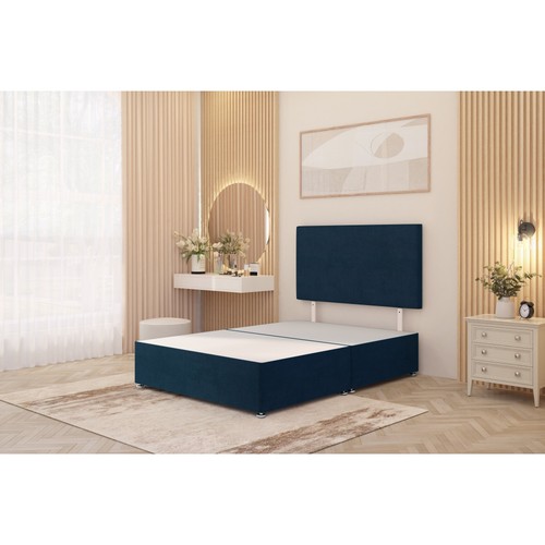 Plush velvet bed - bed, frame
