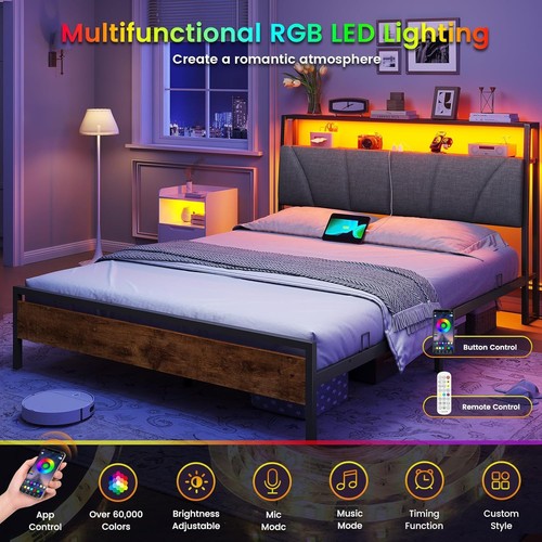 Double bed frame 4ft with - frame,