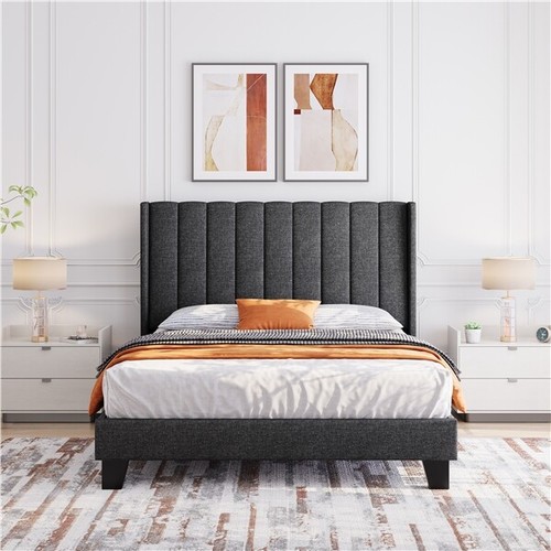 4ft6 double upholstered bed - 4ft6,