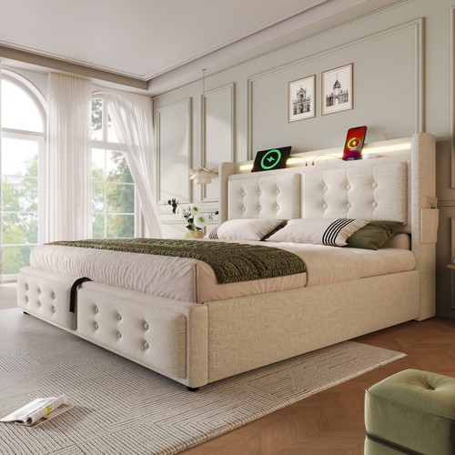 4ft6 double ottoman - ottoman, frame