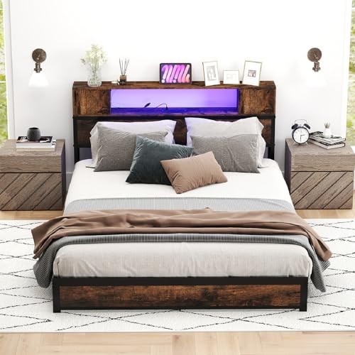 4ft6 double metal bed frame - double,
