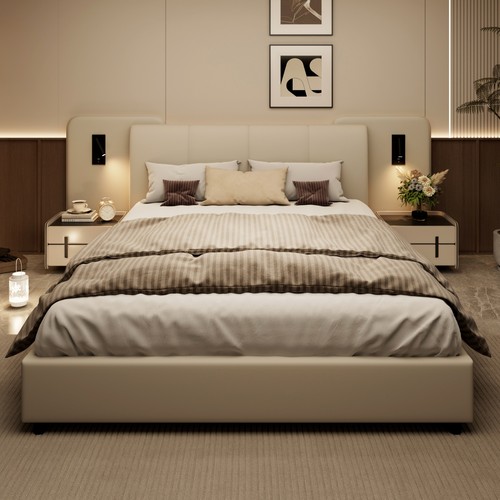 Double bed frame with - double,