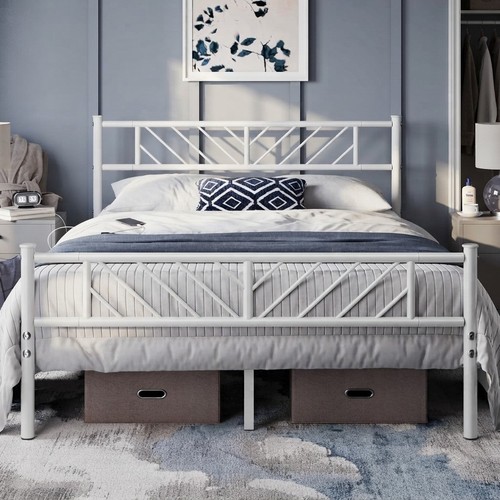 4ft6 sturdy double - bed, frame