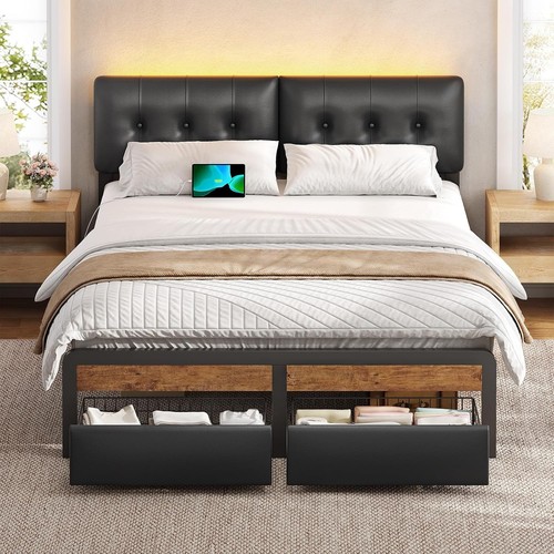 4ft6 double size bed frame - double,