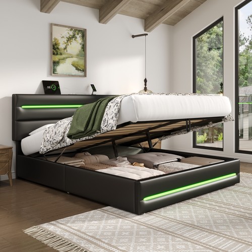 Double 4ft6 ottoman bed frame - 4ft6,