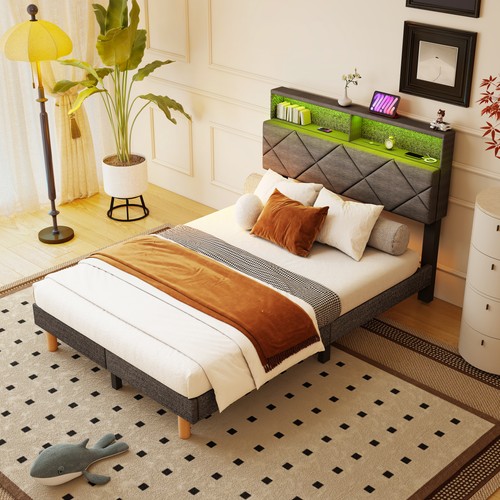 Storage headboard upholstered - storage,