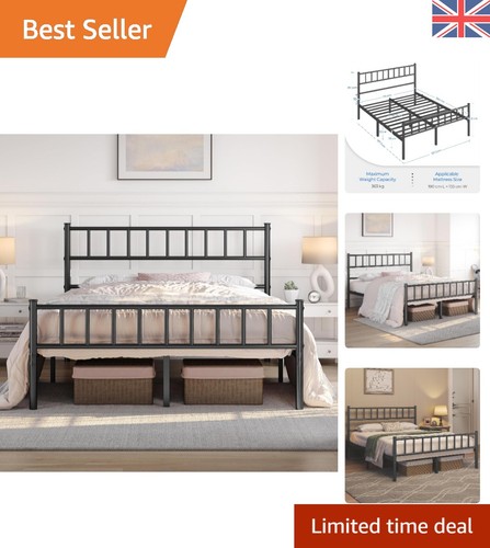 Sturdy modern metal bed - modern, frame