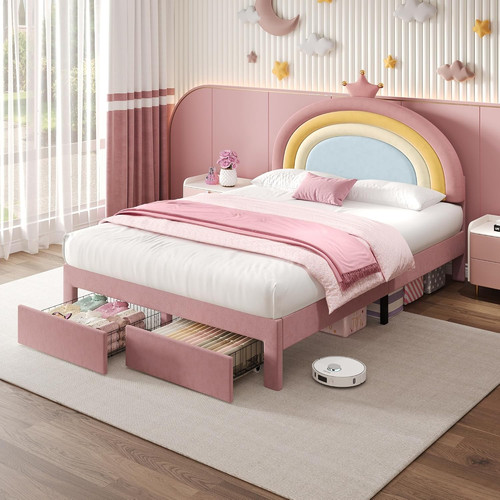 4ft6 double bed frame - double,