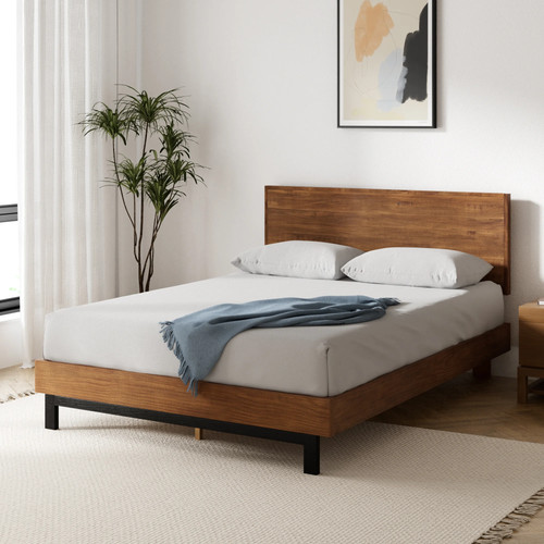 Solid wood bed frame - wood,