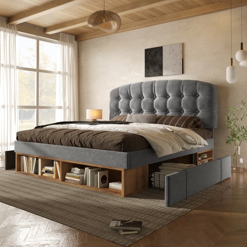 5ft upholstered bed frame - 3/4/5ft,