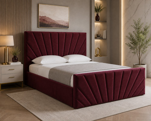 Luxury upholstered bed frame - luxury,