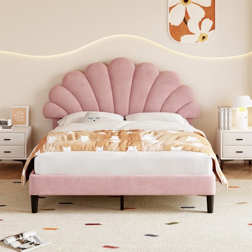 Double bed velvet fabric - bed,